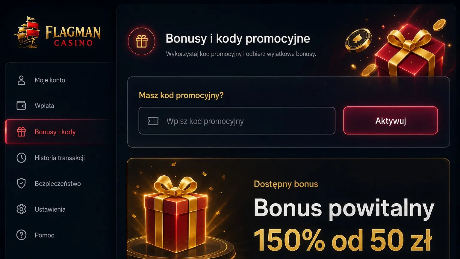 Flagman Casino kod promocyjny – gdzie go znaleźć